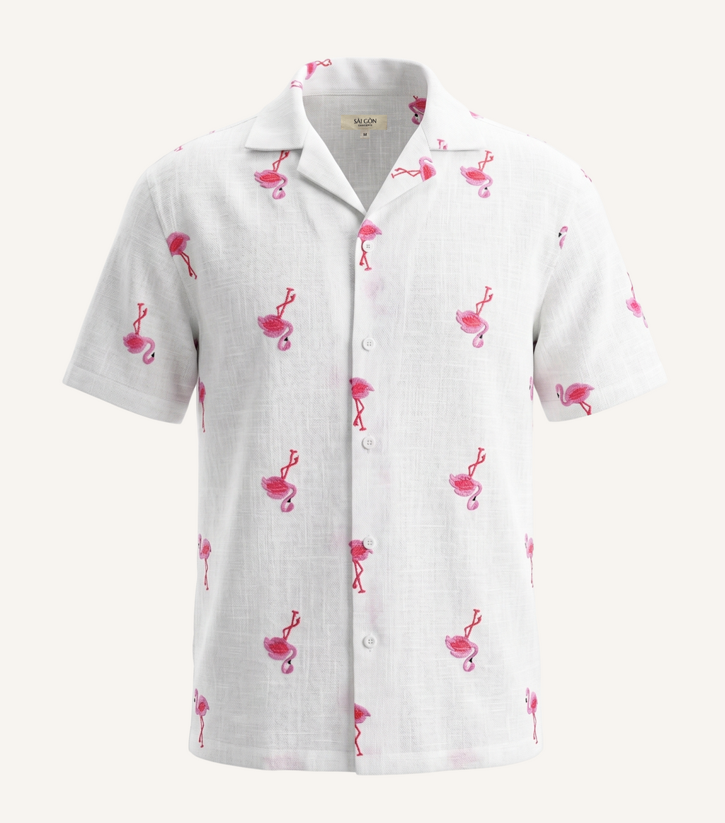 Summer Mingo - Linen Hawaiian Shirt