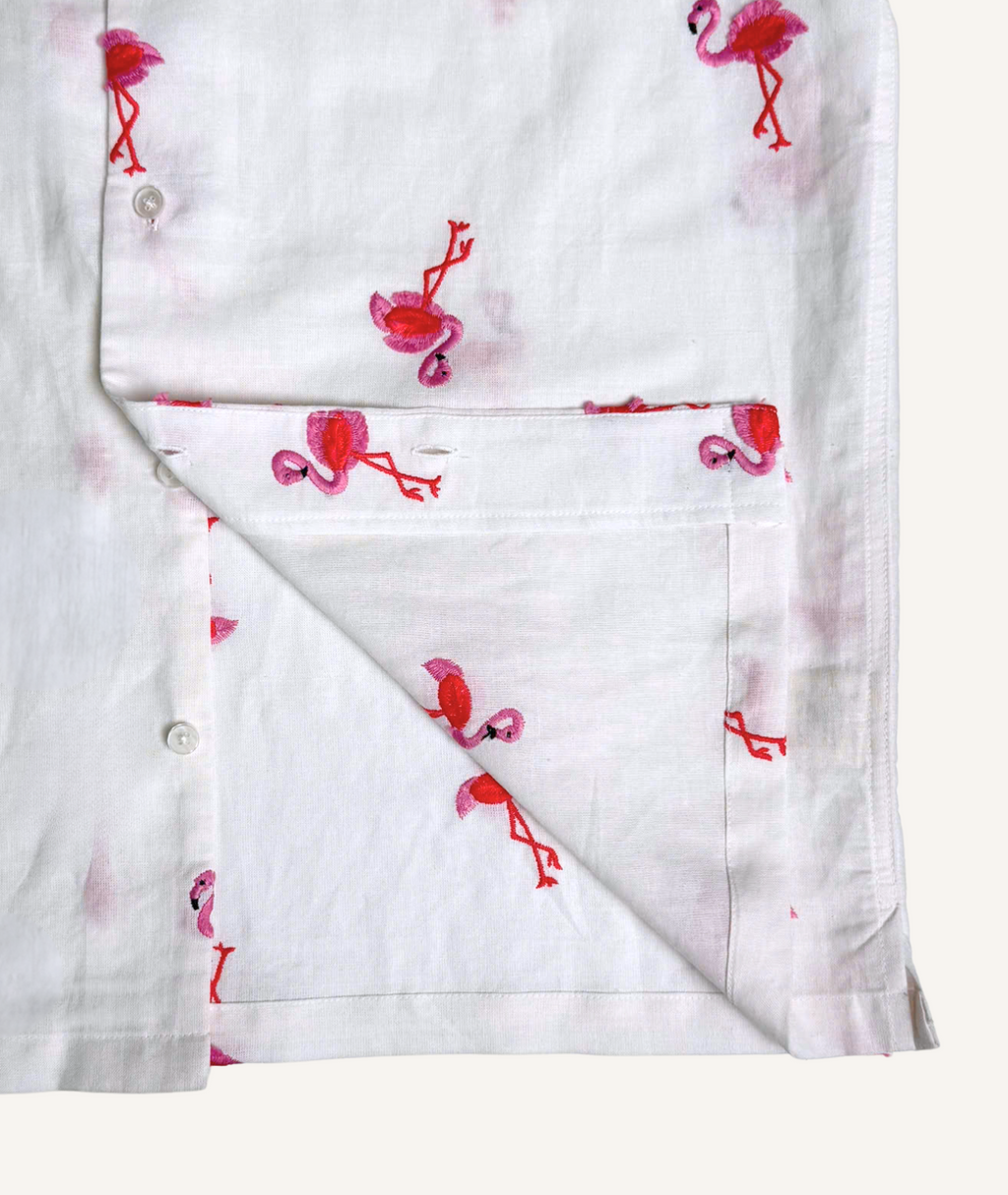 Summer Mingo - Linen Hawaiian Shirt