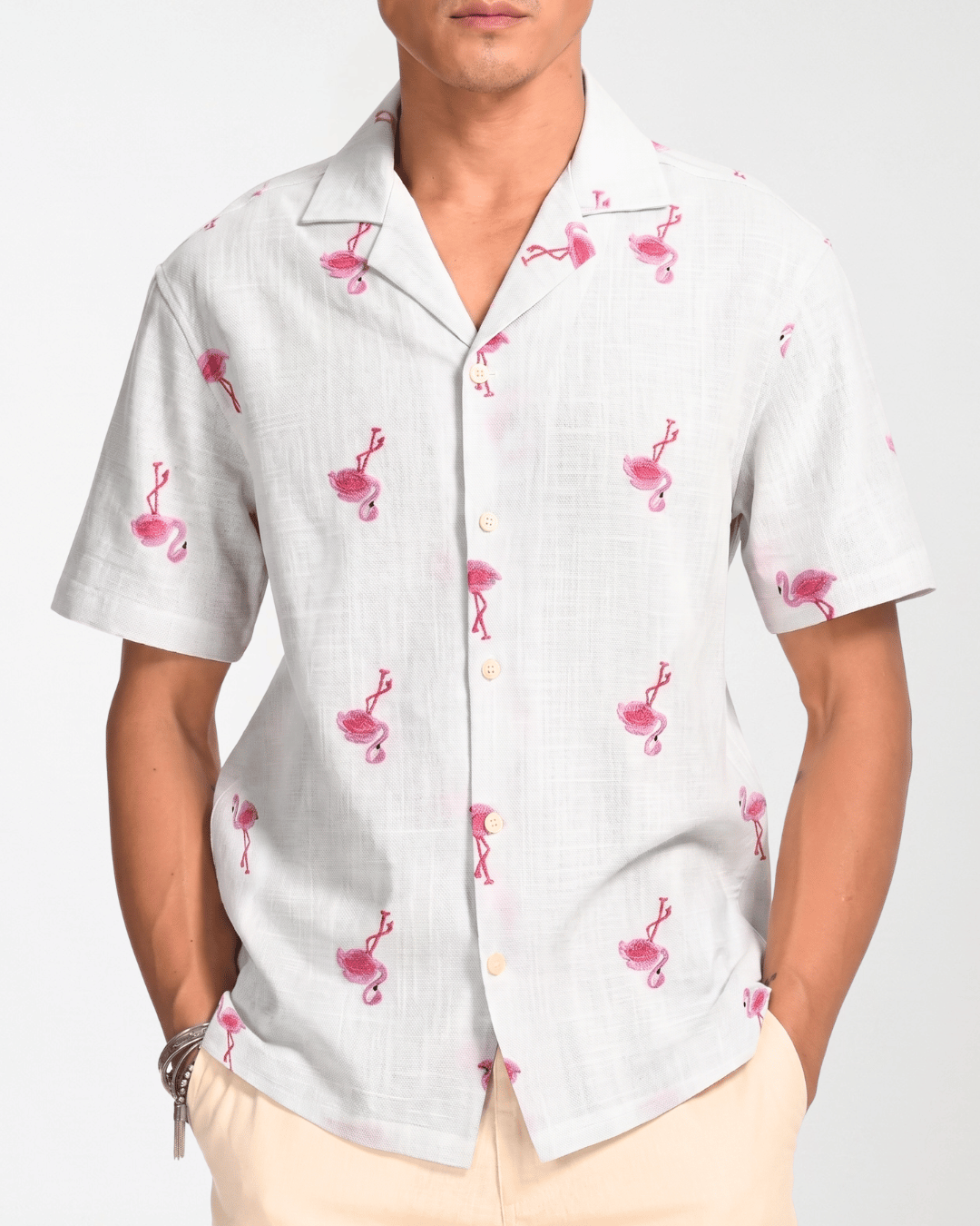 Summer Mingo - Linen Hawaiian Shirt