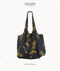 Tote Beach Bag Fully Lined - Golden Fern