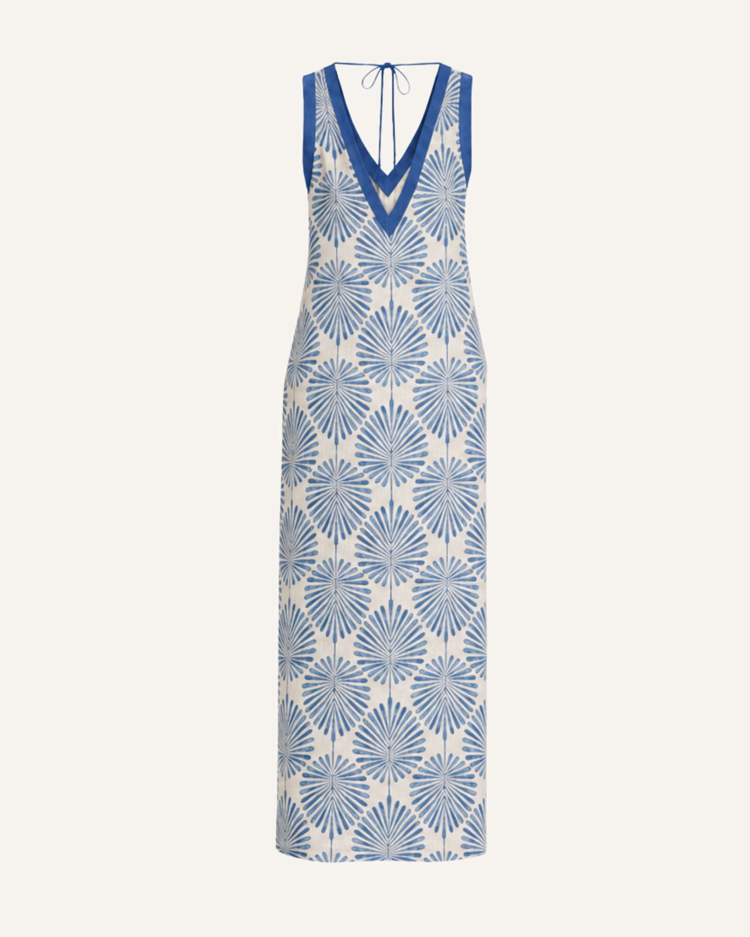 Vesper Maxi Contrast-Blue Reverie
