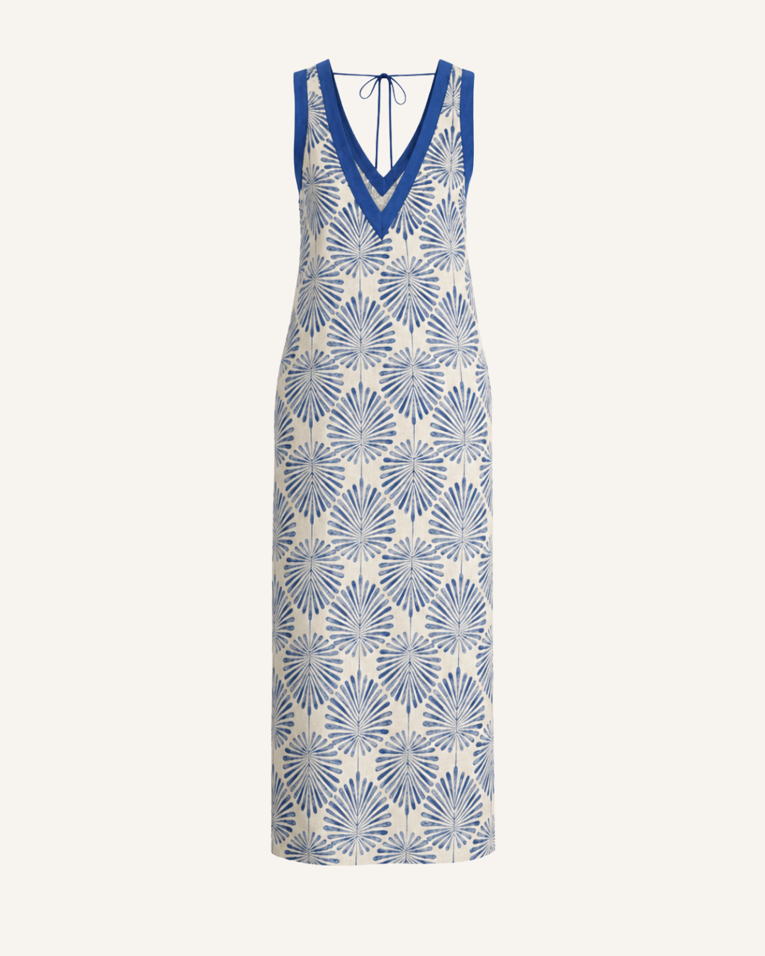 Vesper Maxi Contrast-Blue Reverie