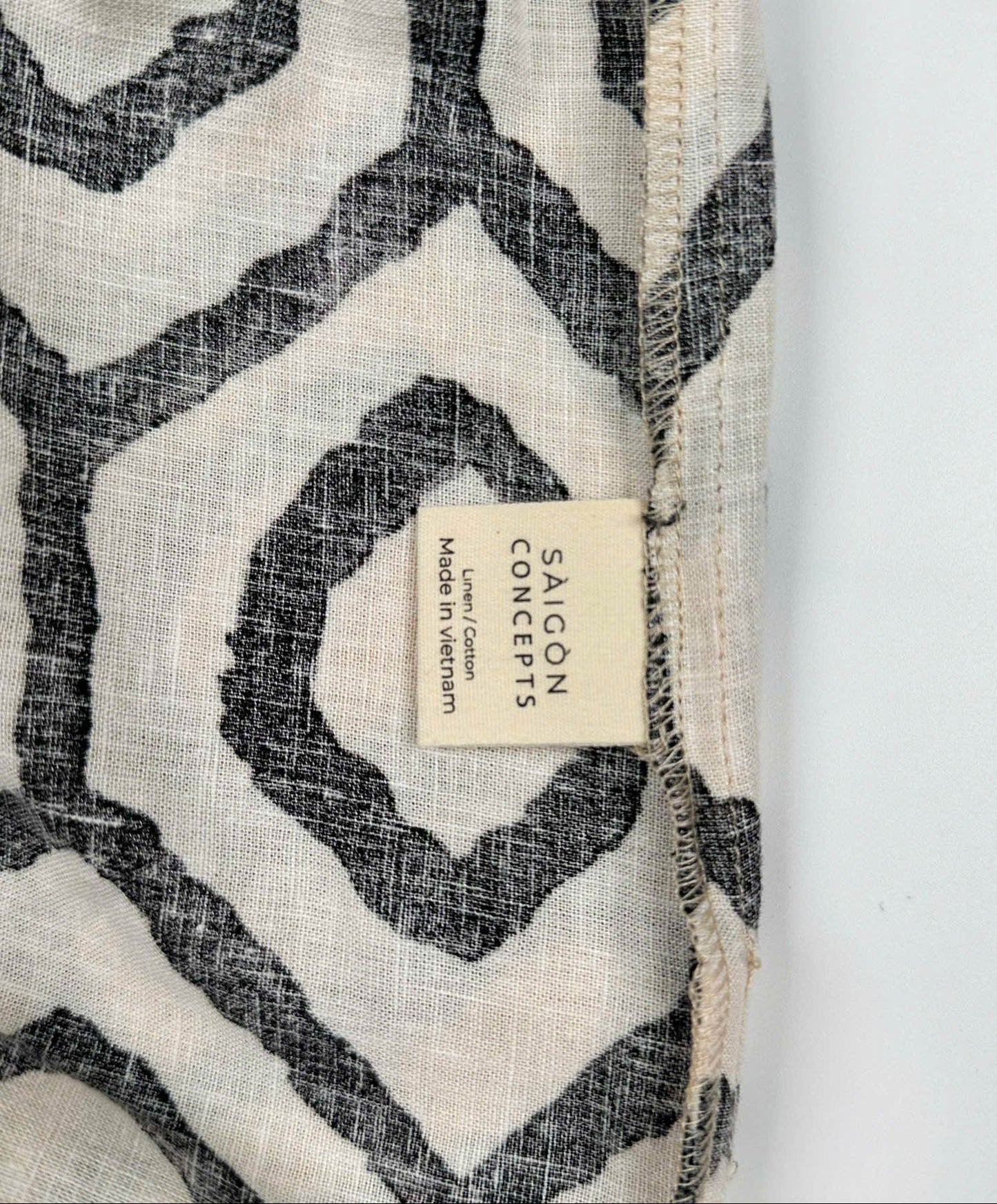 Ottoman Mosaic - Linen Mix - Wide Leg Pants