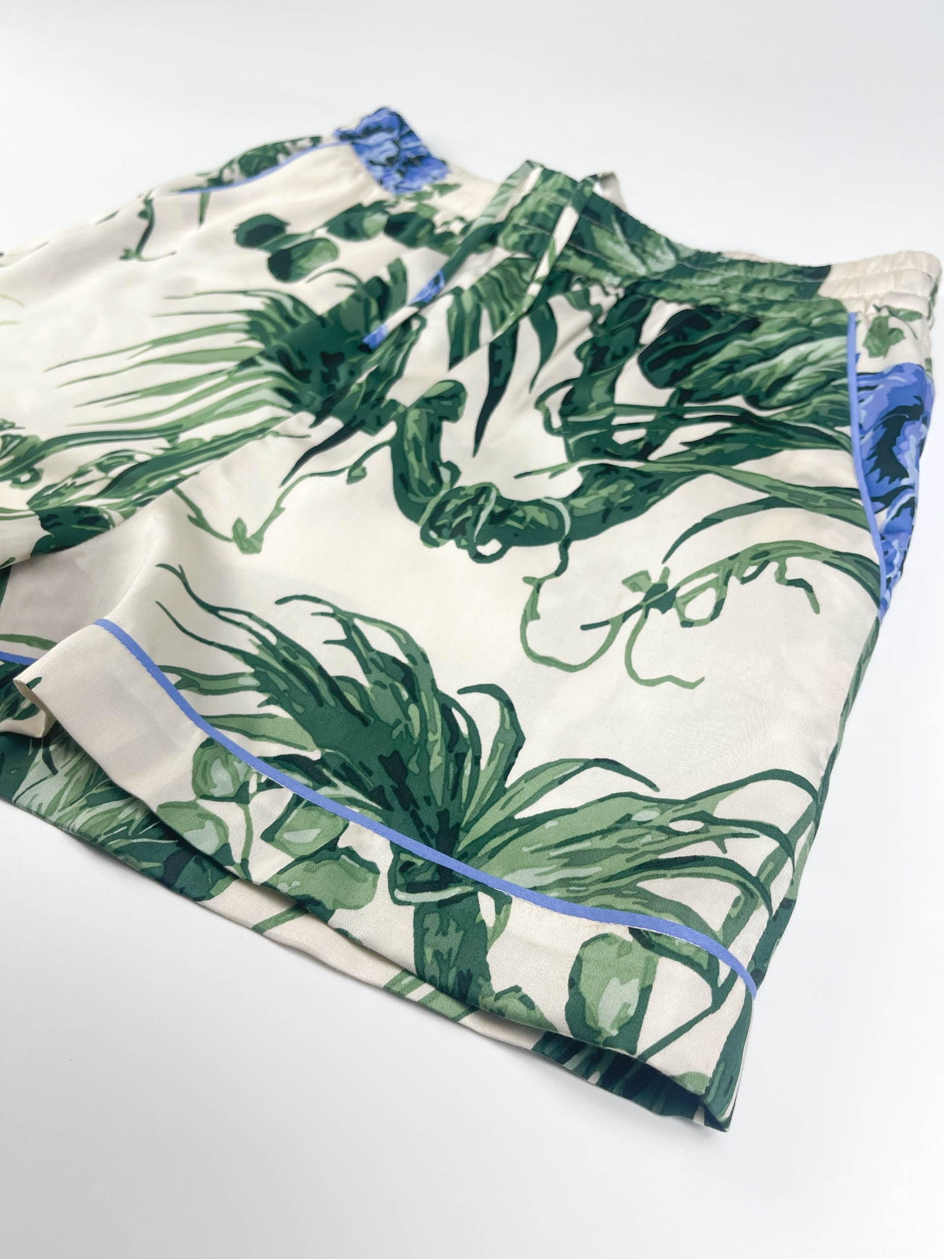 Lounge Pyjama Short Pants - 100% Tencel - Verdure Bloom