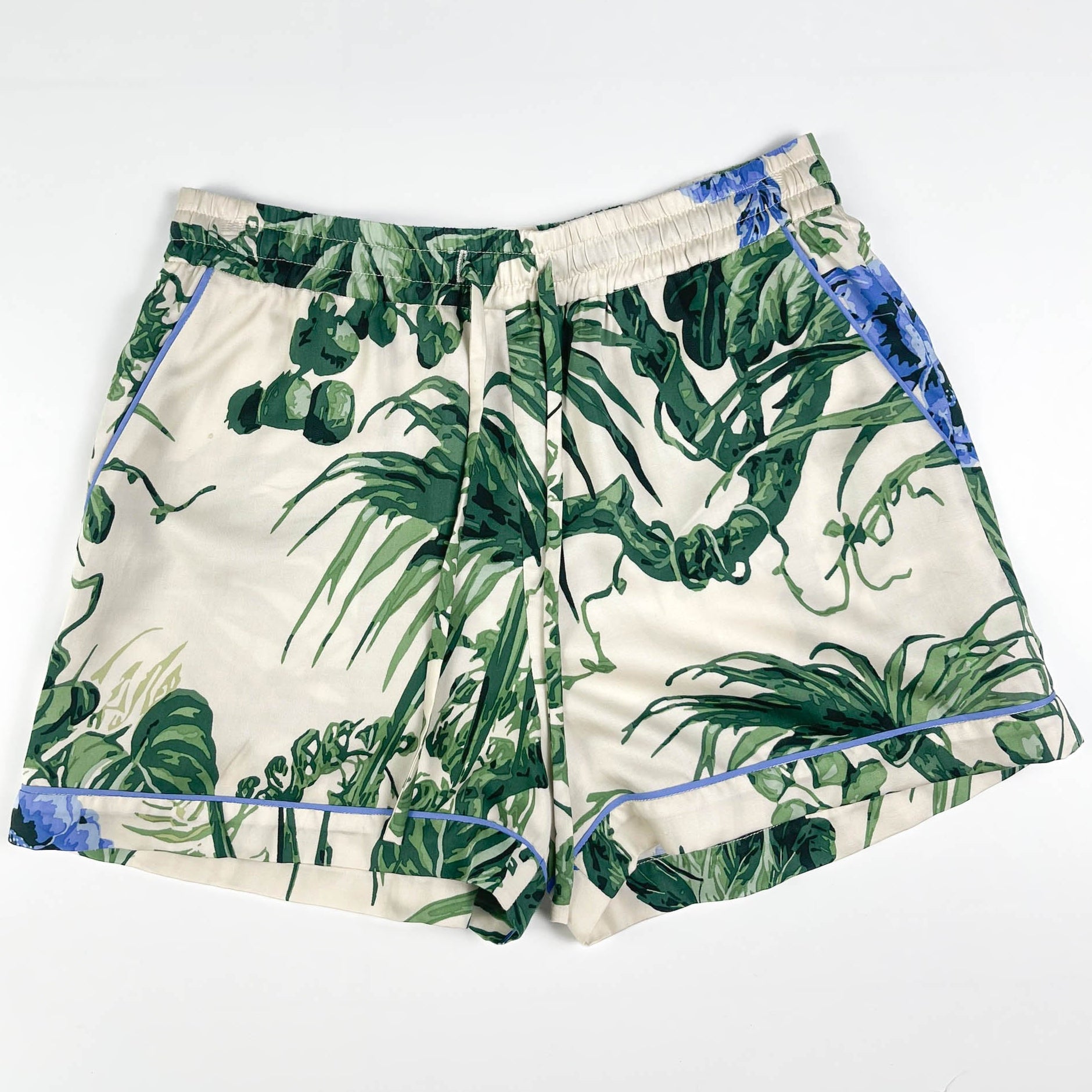 Lounge Pyjama Short Pants - 100% Tencel - Verdure Bloom