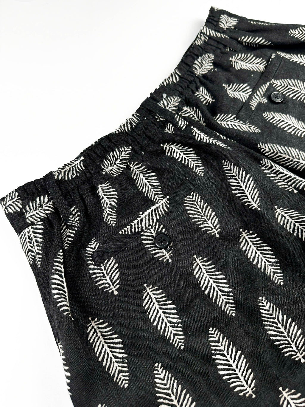 Silver Fern - 100% Linen Riviera Shorts