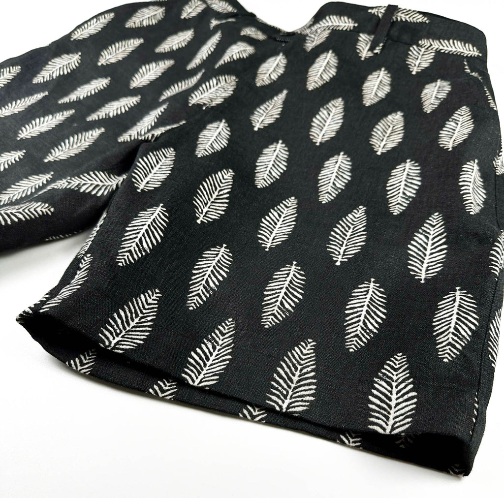 Silver Fern - 100% Linen Riviera Shorts