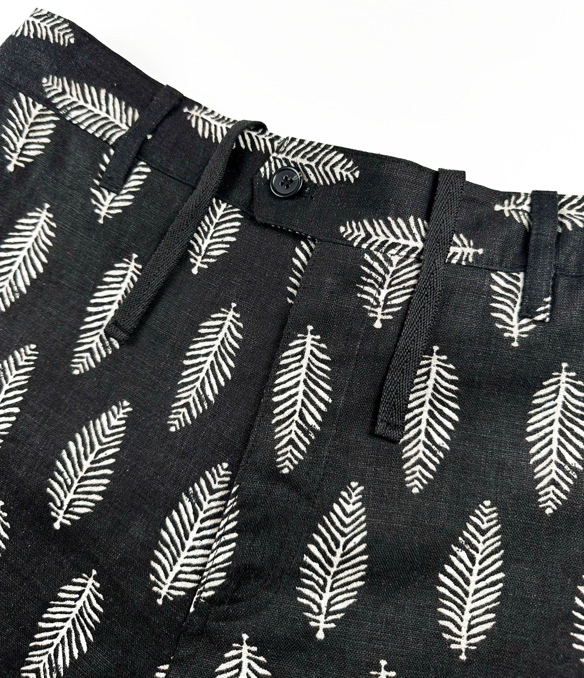 Silver Fern - 100% Linen Riviera Shorts