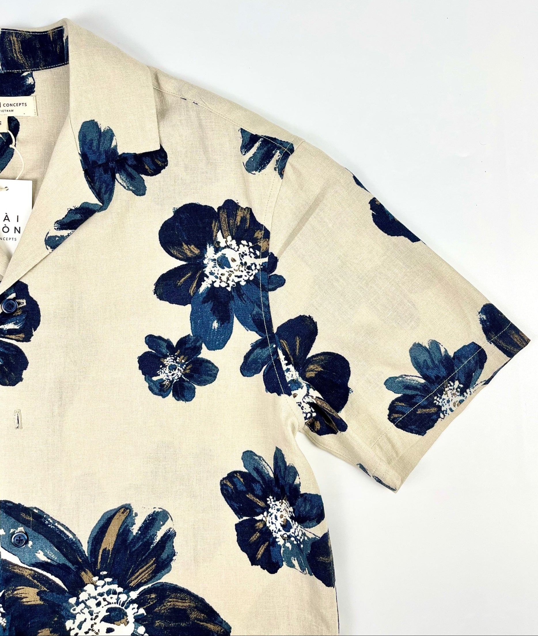 Anemone Dawn - Linen-Viscose Hawaiian Shirt