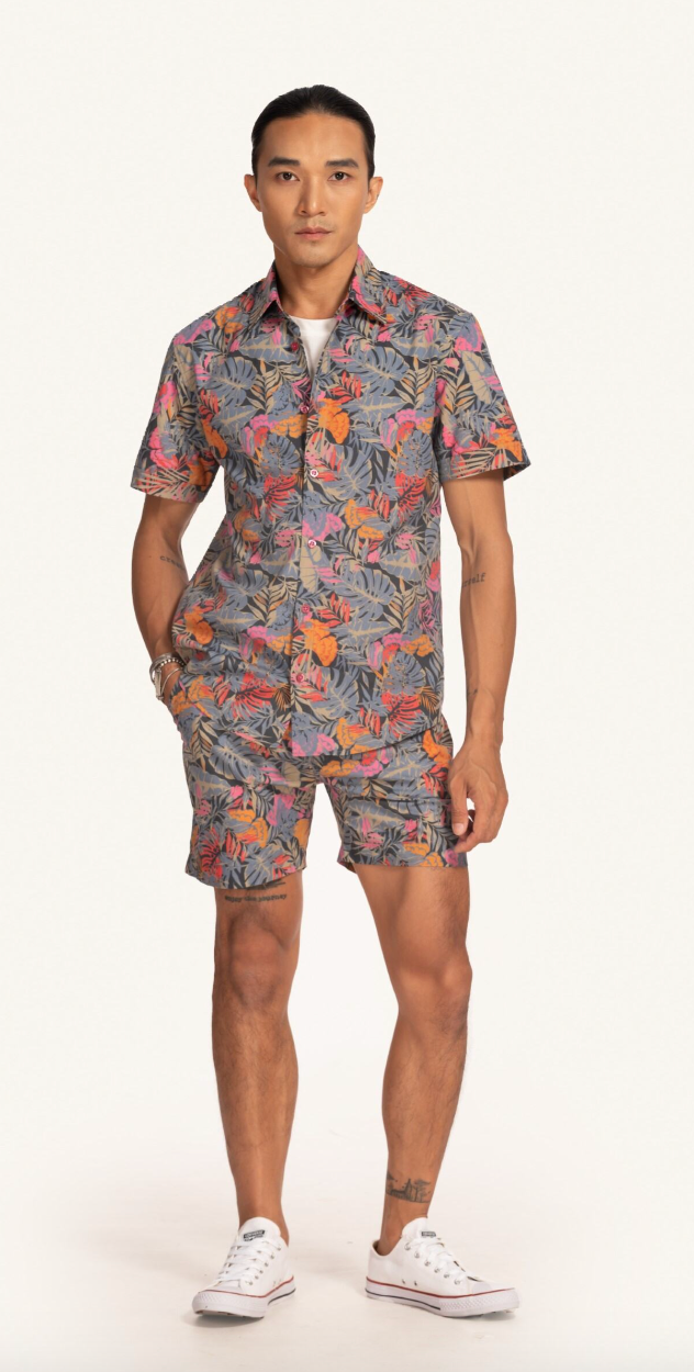 Tropical Blaze matching Shirt & Shorts