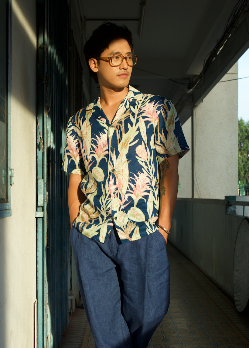 Tropic - 100% Linen Hawaiian Shirt