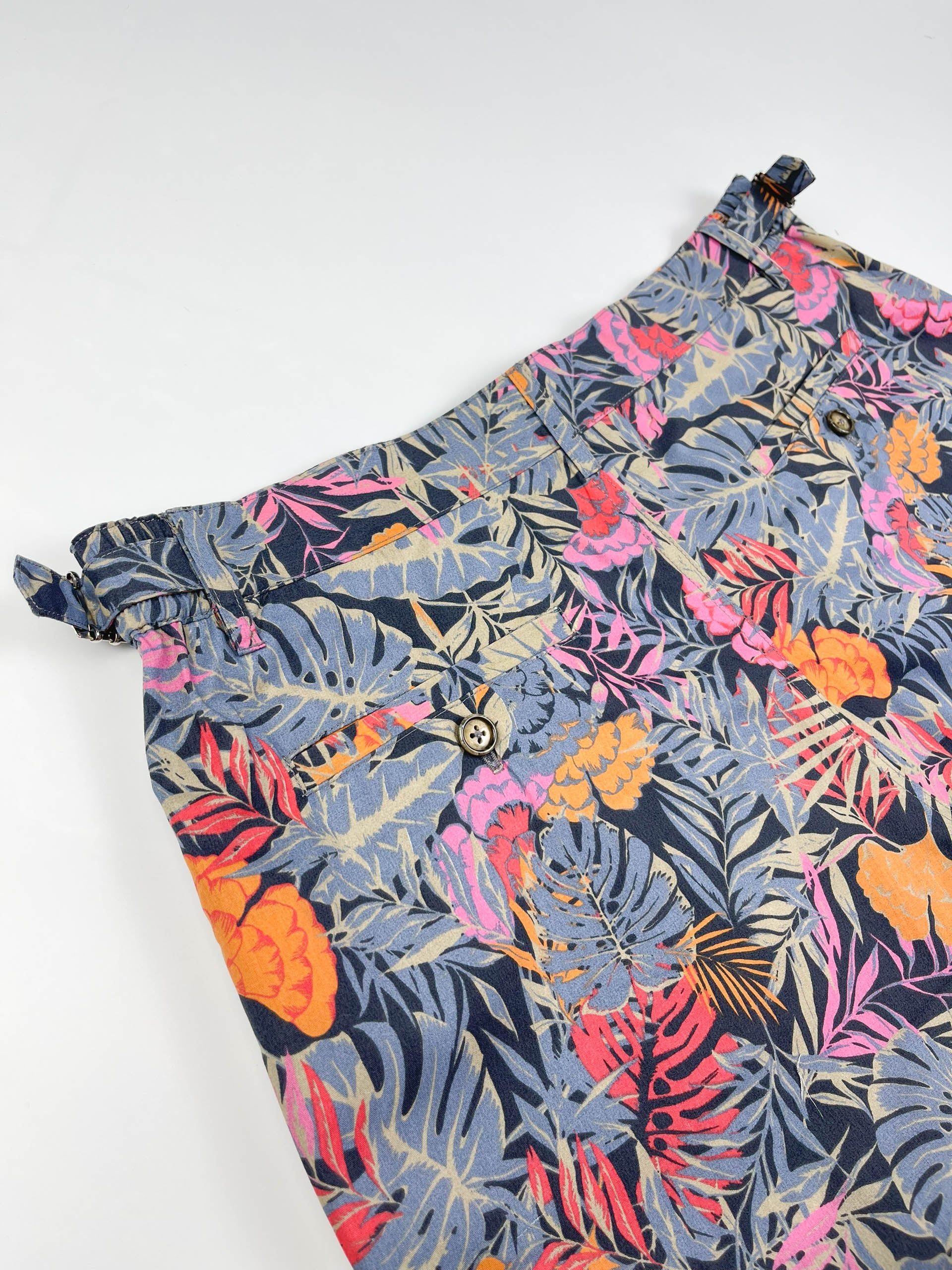Tropical Blaze - 100% Cotton Cabana Shorts