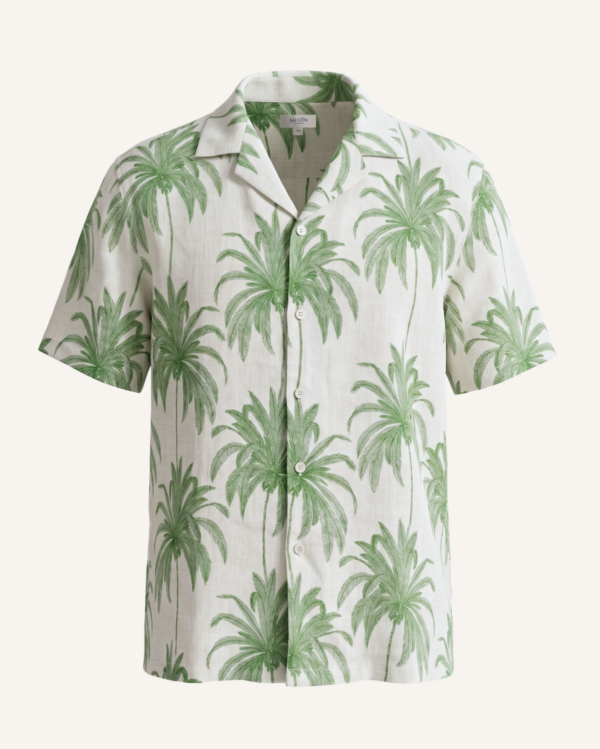 Havana Palms - Linen Hawaiian Shirt