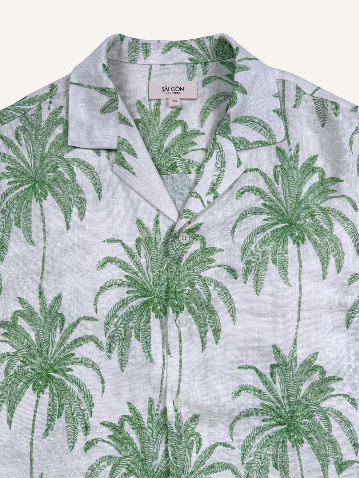 Havana Palms - Linen Hawaiian Shirt