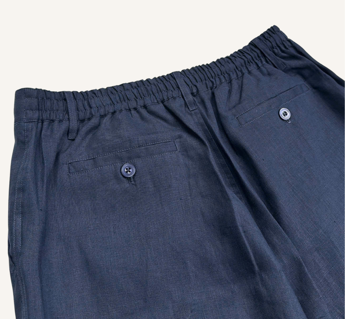 Navy - Linen Riviera Shorts