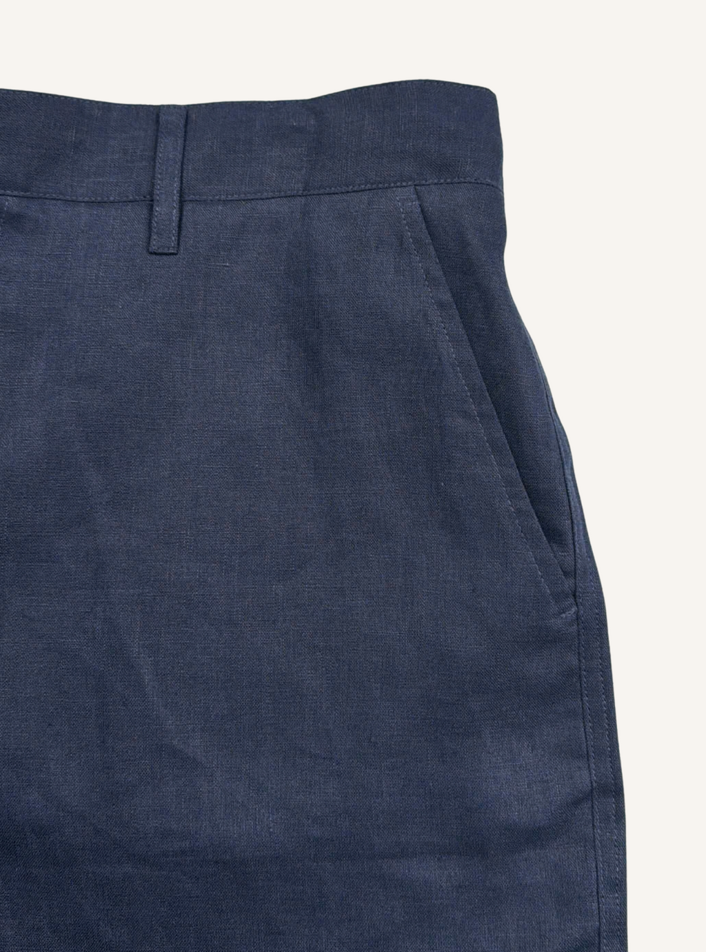 Navy - Linen Riviera Shorts