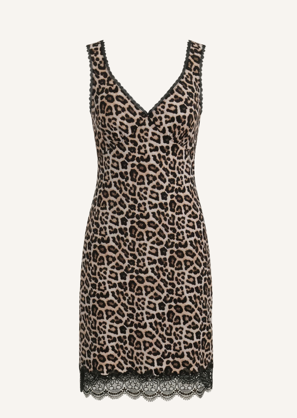 Urban Safari - Linen/Cotton - Knee Length VNeck Dress