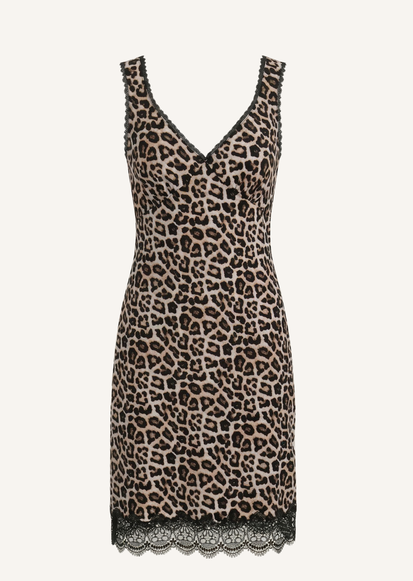 Urban Safari - Linen/Cotton - Knee Length VNeck Dress