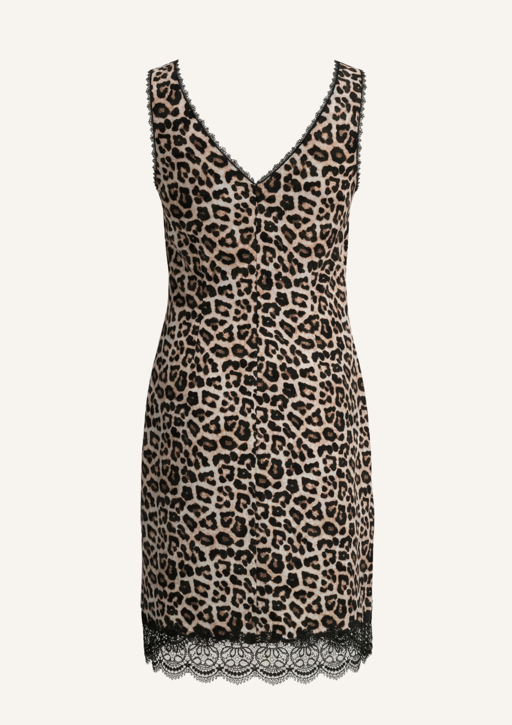 Urban Safari - Linen/Cotton - Knee Length VNeck Dress