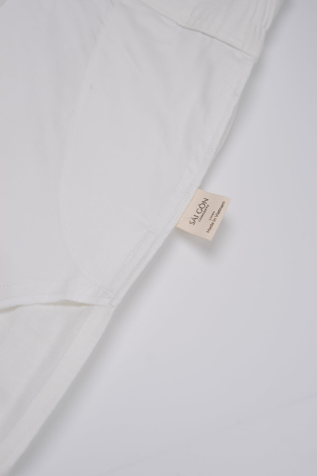 Shorts - White Wide Leg | 100% Linen | Elastic Back Waist