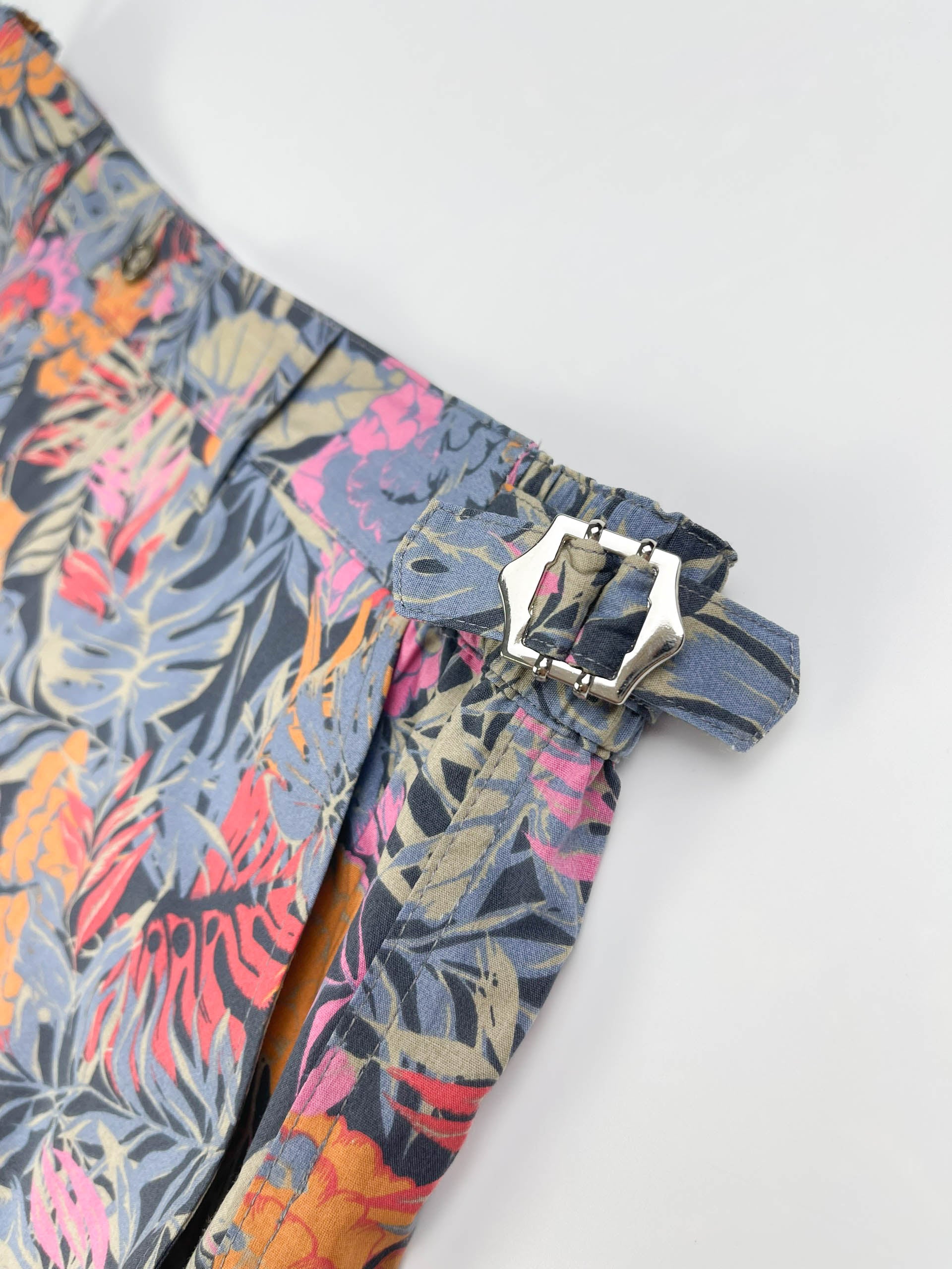 Tropical Blaze - 100% Cotton Cabana Shorts