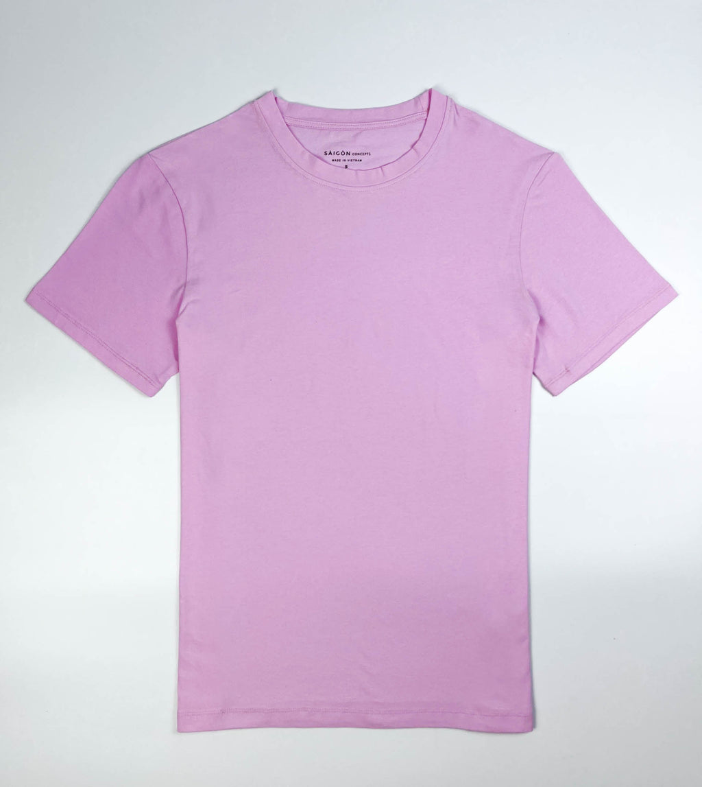 Plain Crew Neck T-Shirt - Unisex 100% Cotton