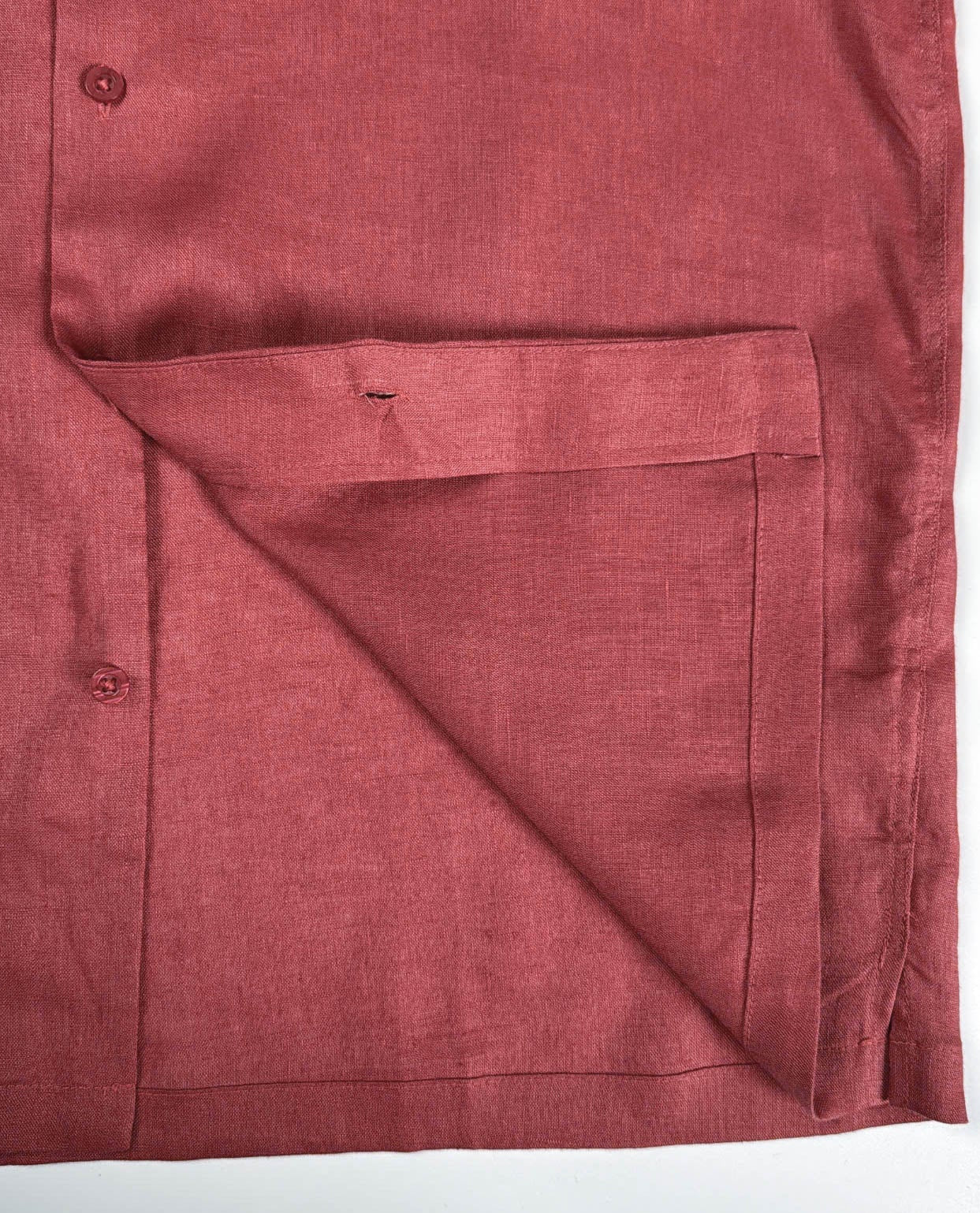 Rose - 100% Linen Hawaiian Shirt