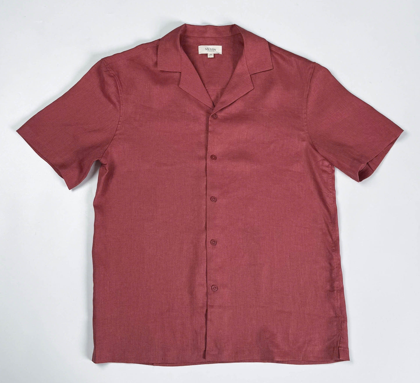 Rose - 100% Linen Hawaiian Shirt