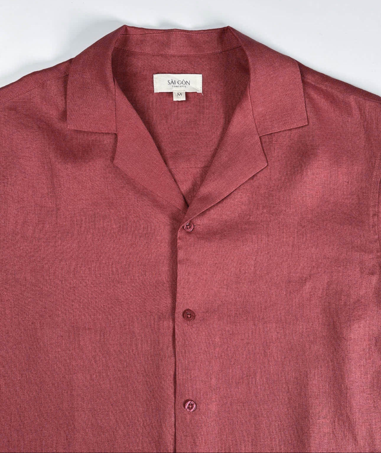 Rose - 100% Linen Hawaiian Shirt