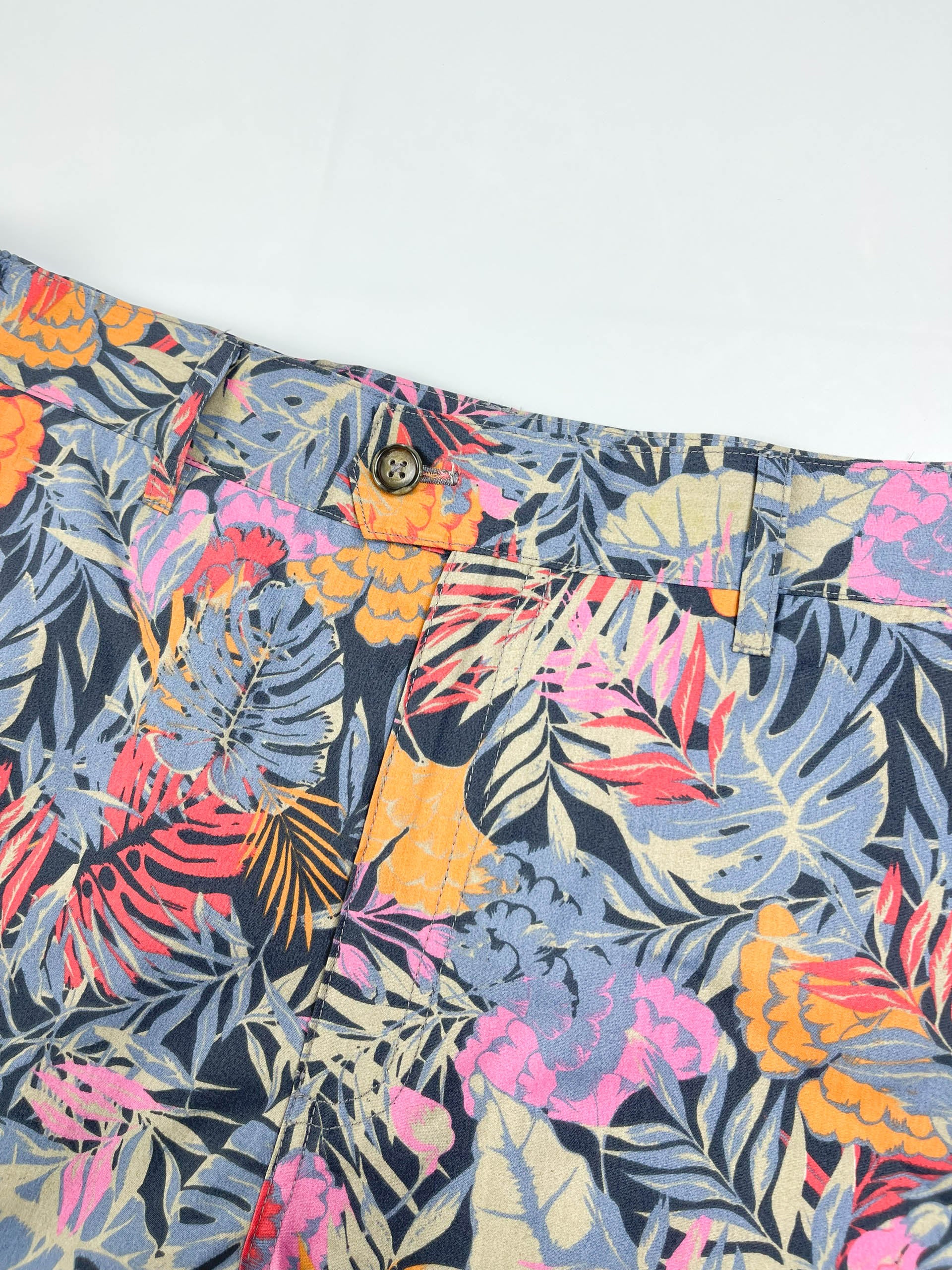 Tropical Blaze - 100% Cotton Cabana Shorts